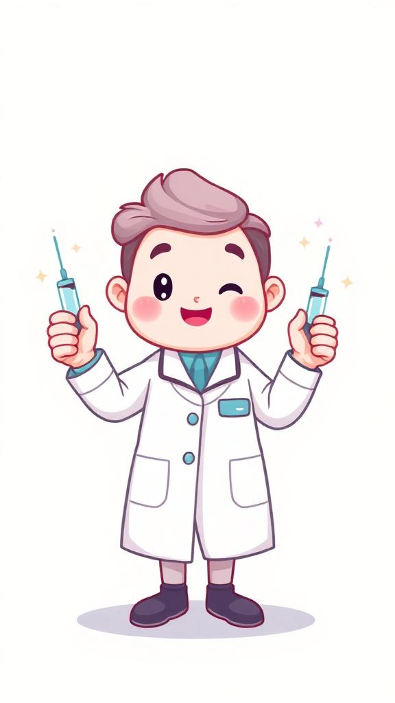 Aesthetic Doctor Cartoon