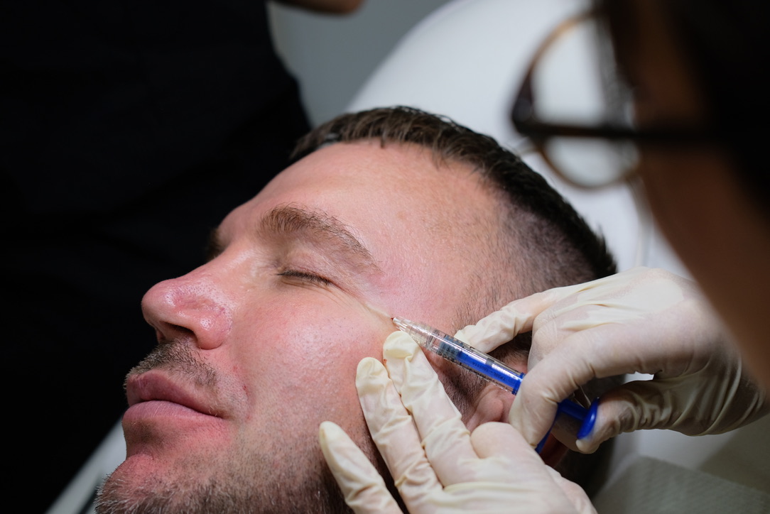 Professional botox injection procedure at CosmeDocs Harley Street clinic