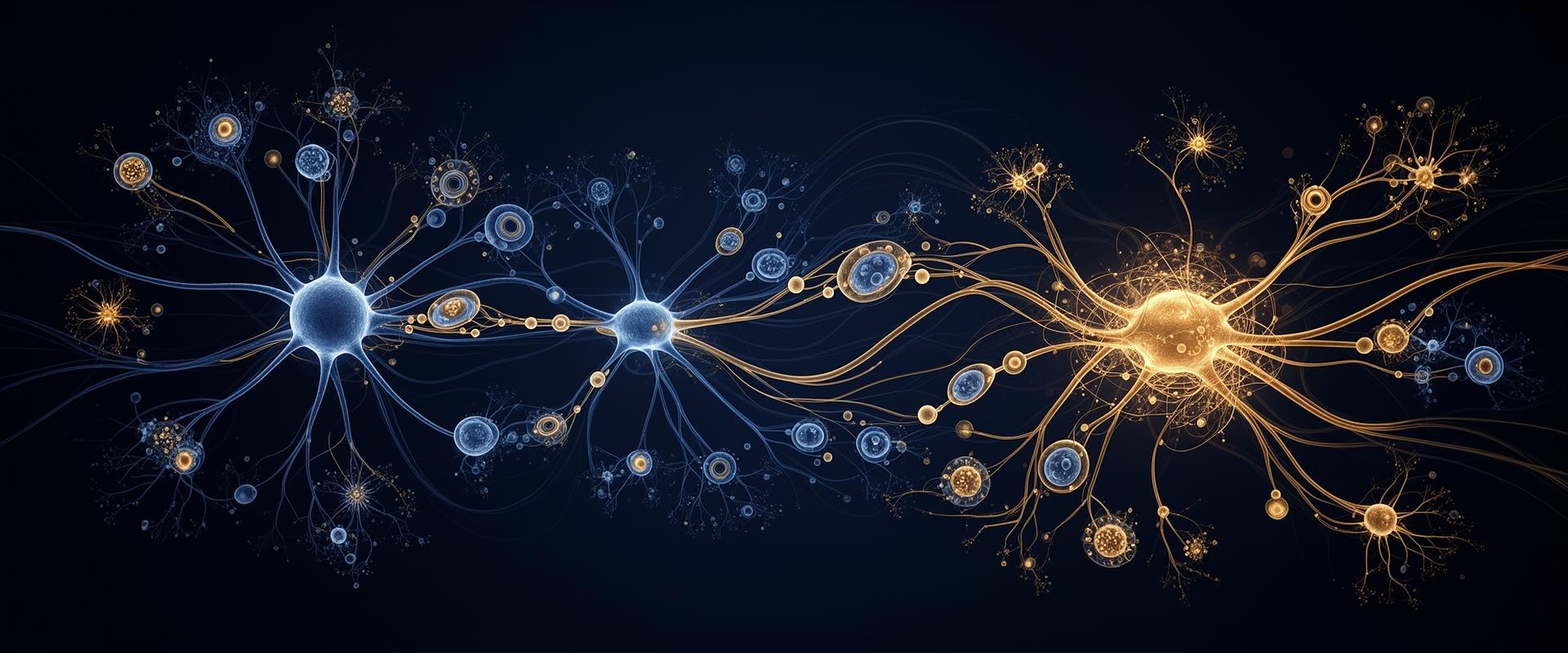 Abstract visualization of regulatory systems and ageing networks in anti-ageing medicine