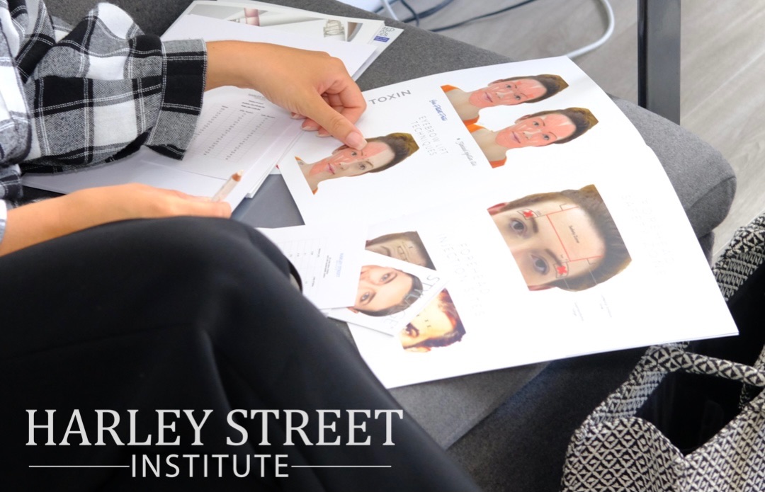 Cours de Botox et toxine botulique avec pratique en analyse faciale de patients réels au Harley Street Institute