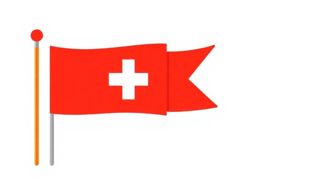 Warning flag icon representing clinical red flags in dermatology