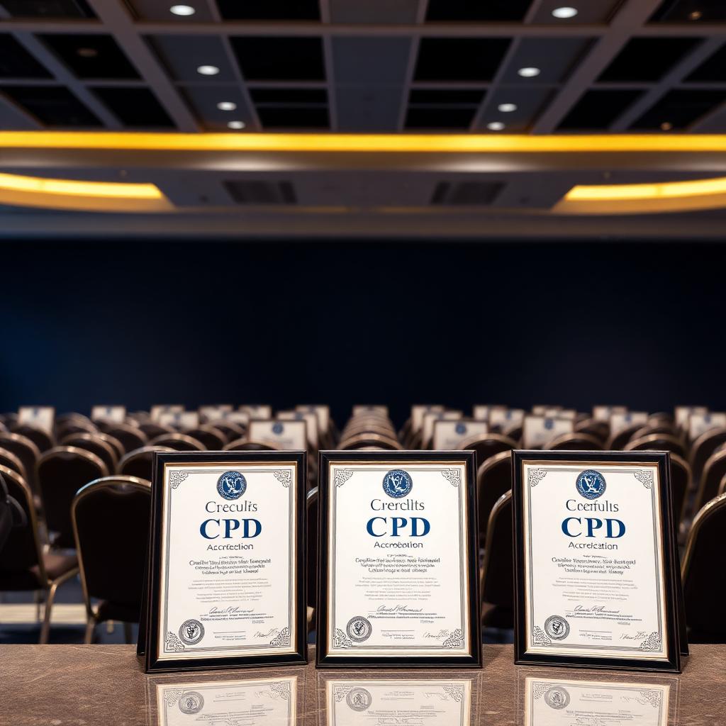 CPD accreditation certificates for Harley Street medical courses and professional development programmes