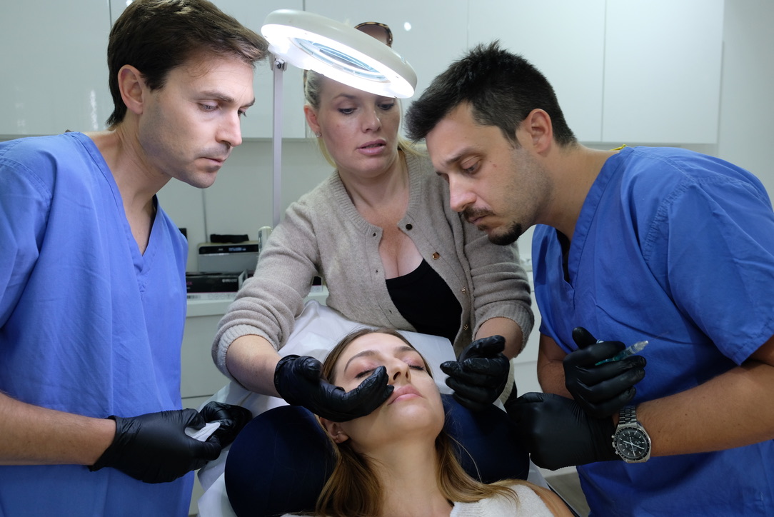 Small group Botox training with maximum 3 students per session at Harley Street Institute