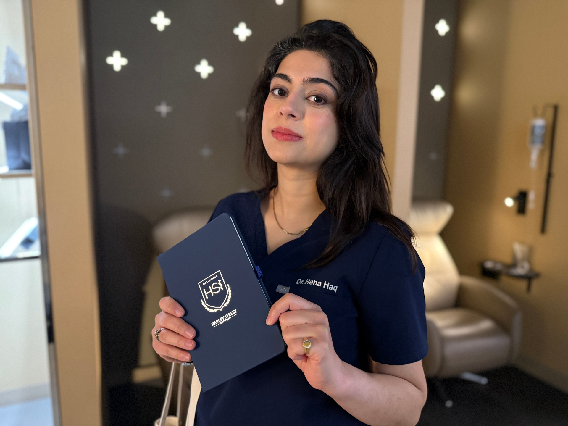 Demonstration of Botox injection techniques during foundation training